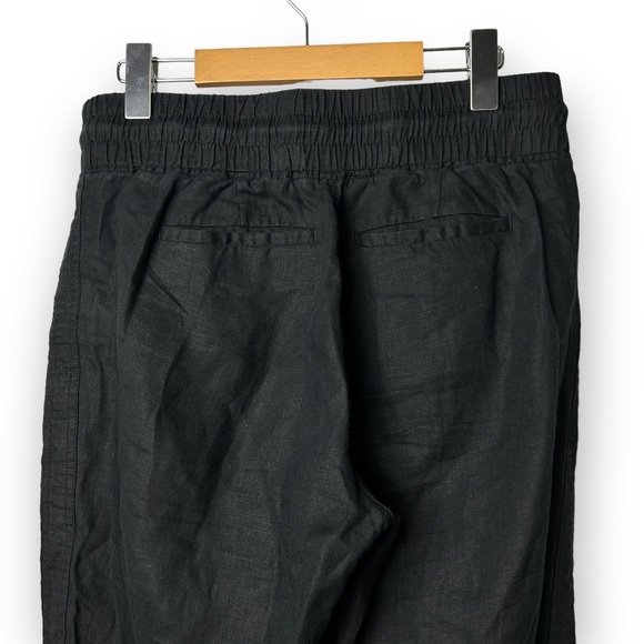 Athleta Black Cabo  Linen Joggers 6 - Picture 7 of 11